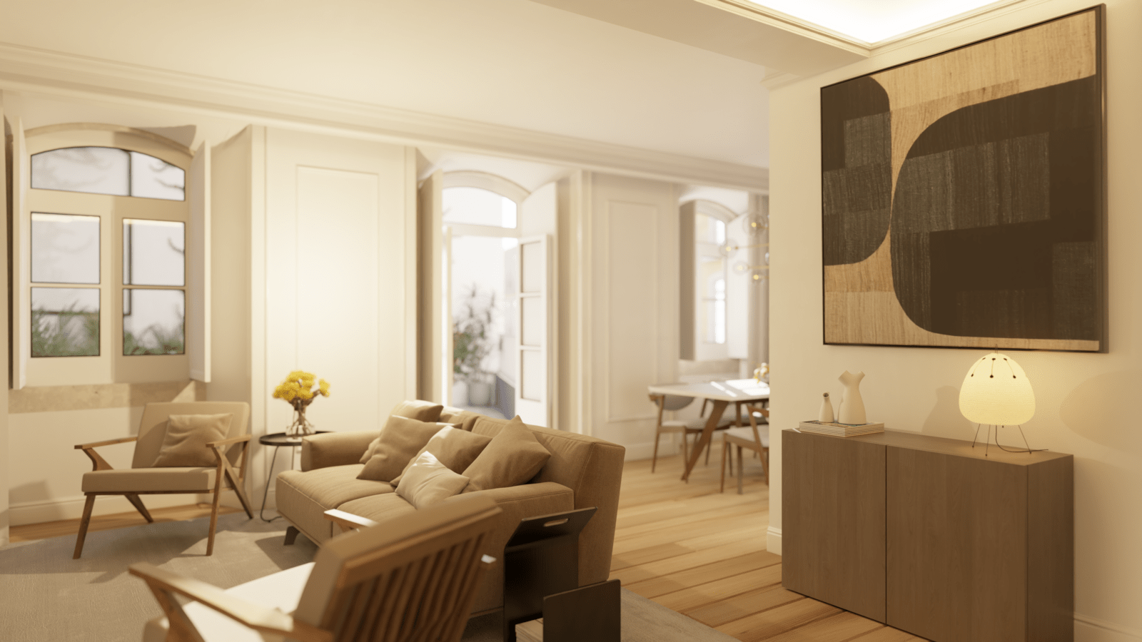 Apartamento T2 no Pateo do Bispo, Príncipe Real, Lisboa - Imagem 3