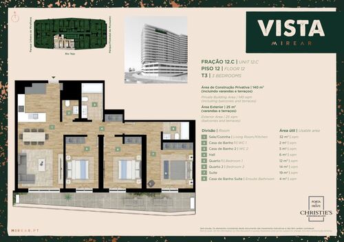 PF40986 - 3 Bedroom Apartment with swimming pool, Miraflores, Oeiras - Image 37
